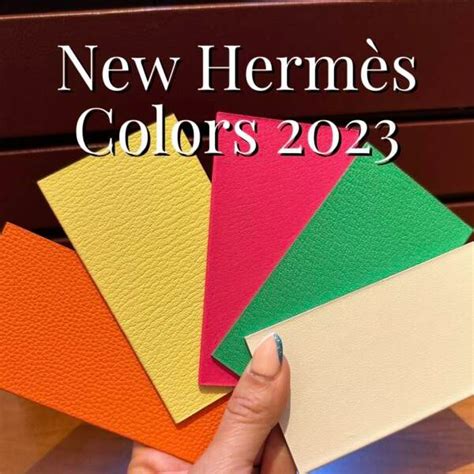 hermes evelyne colors 2023|Hermes colors list.